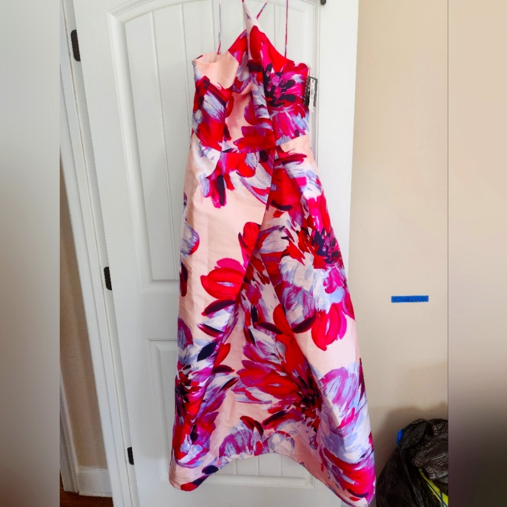 By & By Floral Floor Length Gown